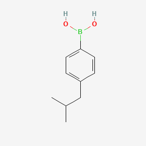 4-Isobutylphenylboronic acid chemical structure (CAS 153624-38-5)