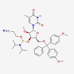 2'-O-Methyl-5-methyl-U CEP chemical structure (CAS 153631-20-0)