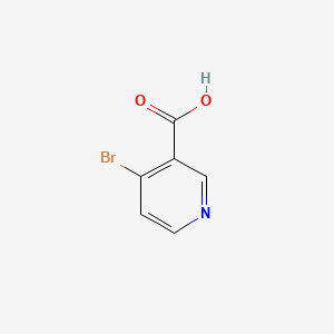 4-Bromonicotinic acid chemical structure (CAS 15366-62-8)