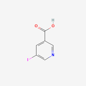 5-Iodonicotinic acid chemical structure (CAS 15366-65-1)