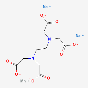 Manganese(II) disodium 2,2',2'',2'''-(ethane-1,2-diylbis(azanetriyl))tetraacetate chemical structure (CAS 15375-84-5)
