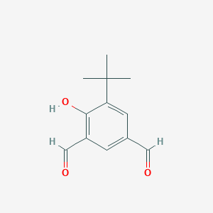 5-(tert-Butyl)-4-hydroxyisophthalaldehyde chemical structure (CAS 153759-59-2)