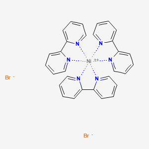 Tris(2,2'-bipyridine)nickel(II) bromide chemical structure (CAS 15376-08-6)