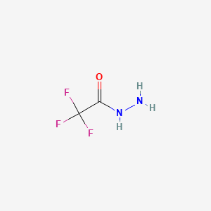 2,2,2-Trifluoroacetohydrazide chemical structure (CAS 1538-08-5)