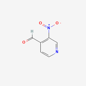 3-Nitroisonicotinaldehyde chemical structure (CAS 153813-70-8)