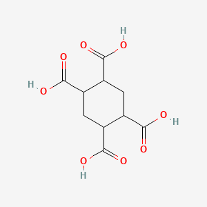 Cyclohexane-1,2,4,5-tetracarboxylic acid chemical structure (CAS 15383-49-0)