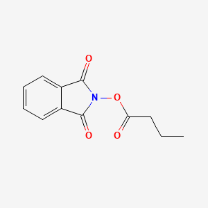 1,3-Dioxoisoindolin-2-yl butyrate chemical structure (CAS 1538551-54-0)