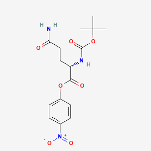 Boc-Gln-Op chemical structure (CAS 15387-45-8)