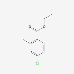 Ethyl 4-chloro-2-methylbenzoate chemical structure (CAS 15393-58-5)