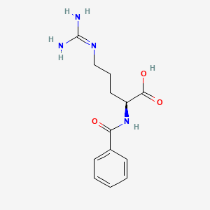 Benzoyl-L-arginine chemical structure (CAS 154-92-7)