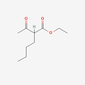 Ethyl 2-acetylhexanoate chemical structure (CAS 1540-29-0)