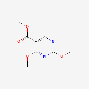 Methyl 2,4-dimethoxypyrimidine-5-carboxylate chemical structure (CAS 15400-58-5)