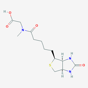 Biotin-Sar-OH chemical structure (CAS 154024-76-7)