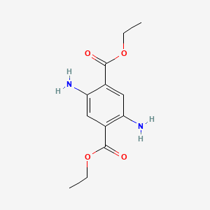 Diethyl 2,5-diaminoterephthalate chemical structure (CAS 15403-46-0)