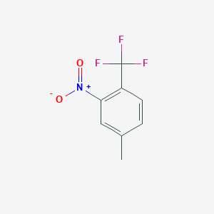 4-Methyl-2-nitro-1-(trifluoromethyl)benzene chemical structure (CAS 154057-13-3)