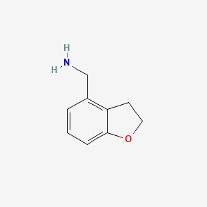 (2,3-Dihydrobenzofuran-4-yl)methanamine chemical structure (CAS 1540796-76-6)