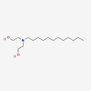 2,2'-(Dodecylazanediyl)diethanol chemical structure (CAS 1541-67-9)