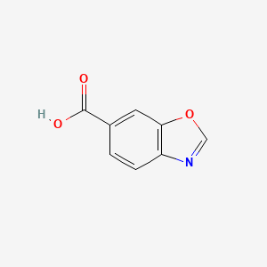 Benzo[d]oxazole-6-carboxylic acid chemical structure (CAS 154235-77-5)