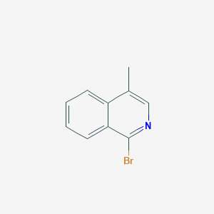 1-Bromo-4-methylisoquinoline chemical structure (CAS 1542564-70-4)