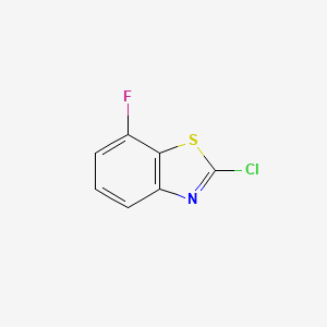 2-Chloro-7-fluorobenzo[d]thiazole chemical structure (CAS 154327-28-3)