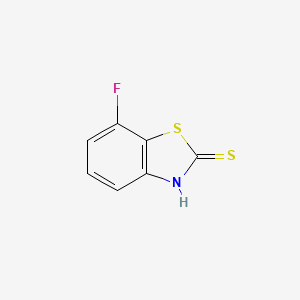 7-Fluorobenzo[d]thiazole-2(3H)-thione chemical structure (CAS 154327-29-4)