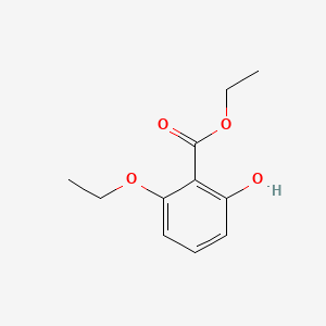 Ethyl 2-ethoxy-6-hydroxybenzoate chemical structure (CAS 154364-61-1)