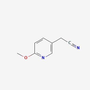 2-(6-Methoxypyridin-3-yl)acetonitrile chemical structure (CAS 154403-85-7)