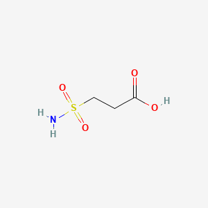 3-(Aminosulfonyl)propanoic acid chemical structure (CAS 15441-10-8)