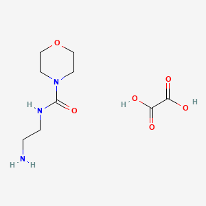 N-(2-Aminoethyl)morpholine-4-carboxamide oxalate chemical structure (CAS 154467-16-0)