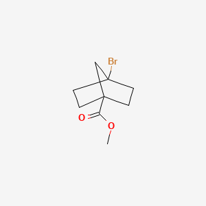 Methyl 4-bromobicyclo[2.2.1]heptane-1-carboxylate chemical structure (CAS 15448-84-7)