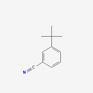 3-(tert-Butyl)benzonitrile chemical structure (CAS 154532-34-0)