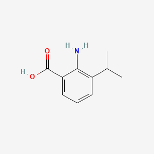 2-Amino-3-isopropylbenzoic acid chemical structure (CAS 154551-48-1)