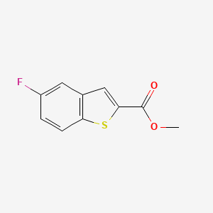 Methyl 5-fluorobenzo[b]thiophene-2-carboxylate chemical structure (CAS 154630-32-7)