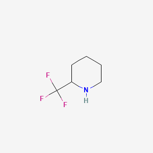 2-(Trifluoromethyl)piperidine chemical structure (CAS 154630-93-0)
