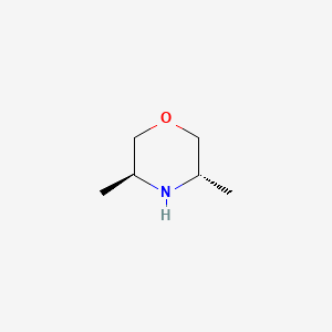 (3S,5S)-3,5-Dimethylmorpholine chemical structure (CAS 154634-96-5)