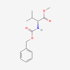 Methyl ((benzyloxy)carbonyl)-D-valinate chemical structure (CAS 154674-67-6)