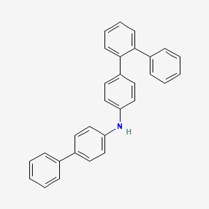 N-([1,1'-Biphenyl]-4-yl)-[1,1':2',1''-terphenyl]-4-amine chemical structure (CAS 1547491-61-1)