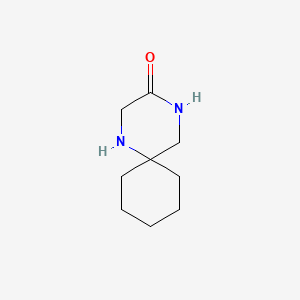 1,4-Diazaspiro[5.5]undecan-3-one chemical structure (CAS 1547757-91-4)