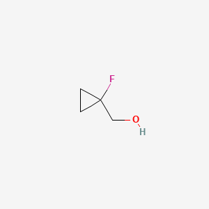 (1-Fluorocyclopropyl)methanol chemical structure (CAS 154985-93-0)