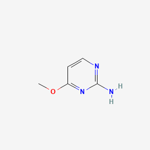 2-Amino-4-methoxypyrimidine chemical structure (CAS 155-90-8)