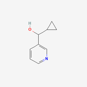 alpha-Cyclopropyl-3-pyridinemethanol chemical structure (CAS 155047-86-2)