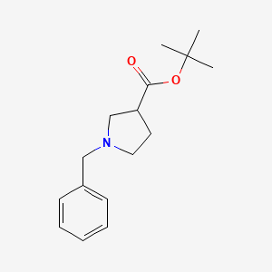 tert-Butyl 1-benzylpyrrolidine-3-carboxylate chemical structure (CAS 155110-03-5)
