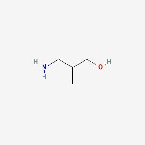 3-Amino-2-methylpropan-1-ol chemical structure (CAS 15518-10-2)