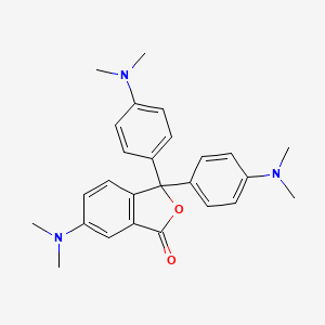 Crystal violet lactone chemical structure (CAS 1552-42-7)