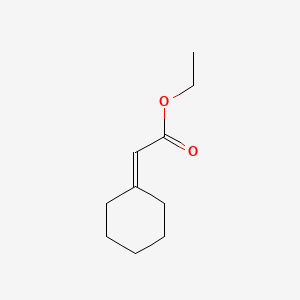 Ethyl 2-cyclohexylideneacetate chemical structure (CAS 1552-92-7)