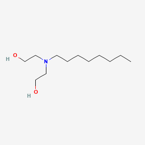 2,2'-(Octylazanediyl)diethanol chemical structure (CAS 15520-05-5)