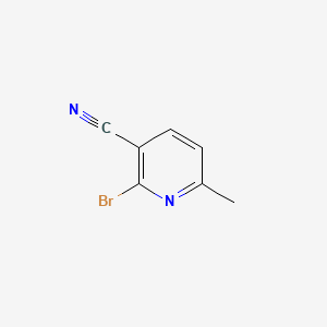 2-Bromo-6-methylnicotinonitrile chemical structure (CAS 155265-57-9)