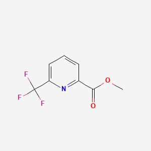 Methyl 6-(trifluoromethyl)picolinate chemical structure (CAS 155377-05-2)