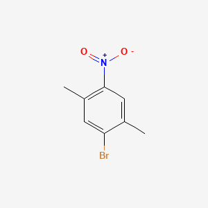 1-Bromo-2,5-dimethyl-4-nitrobenzene chemical structure (CAS 15540-81-5)