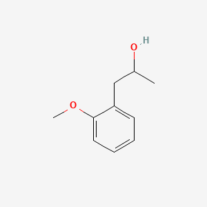 1-(2-Methoxyphenyl)propan-2-ol chemical structure (CAS 15541-26-1)